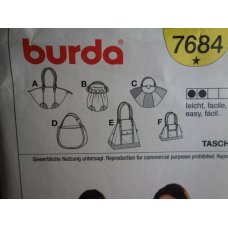 BURDA Sewing Pattern 7684 