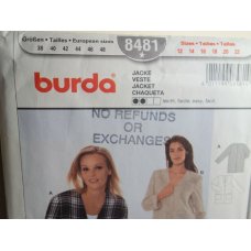 BURDA Sewing Pattern 8481 
