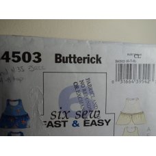 Butterick Sewing Pattern 4503 