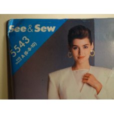 Butterick See and Sew Sewing Pattern 5543