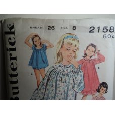 Butterick Sewing Pattern 2158 
