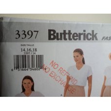Butterick Sewing Pattern 3397 