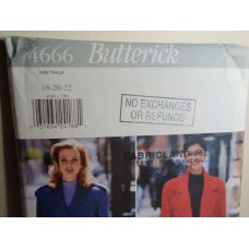 Butterick Sewing Pattern 4666 