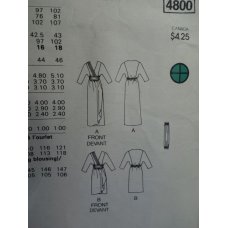 Butterick Sewing Pattern 4800 