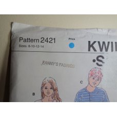 KWIK SEW Sewing Pattern 2421 
