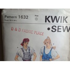 KWIK SEW Sewing Pattern 1632 