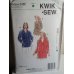 KWIK SEW Sewing Pattern 2487 