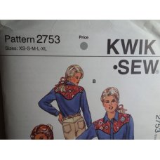 KWIK SEW Sewing Pattern 2753 
