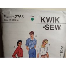 KWIK SEW Sewing Pattern 2765 