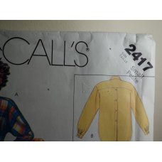 McCalls Sewing Pattern 2417 