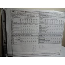 McCalls Sewing Pattern 2207 