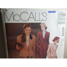 McCalls Sewing Pattern 4533 