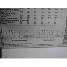 McCalls Sewing Pattern 4767 