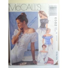 McCalls Sewing Pattern 6582 