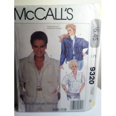McCalls Sewing Pattern 9320 