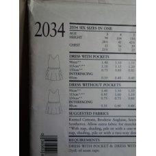 NEW LOOK Sewing Pattern 2034 