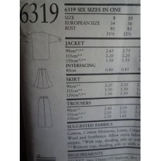 NEW LOOK Sewing Pattern 6319 