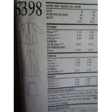 NEW LOOK Sewing Pattern 6398 