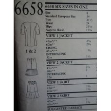 NEW LOOK Sewing Pattern 6658 