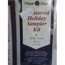 Mill Hill Treasures Needlework,  Holiday Sampler Kit
