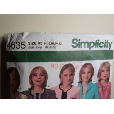 Simplicity Sewing Pattern 4635 
