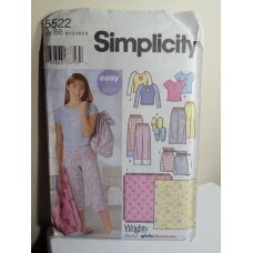 Simplicity Sewing Pattern 5522 