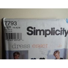 Simplicity Sewing Pattern 7793 