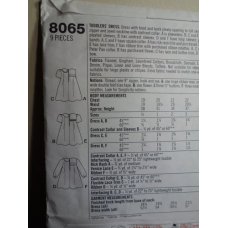 Simplicity Sewing Pattern 8065 