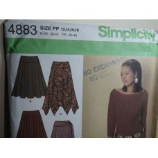 Simplicity Sewing Pattern 4883 