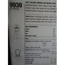 Simplicity Sewing Pattern 9938 