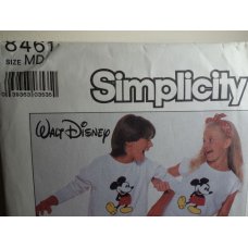 Simplicity Walt Disney Sewing Pattern 8461 