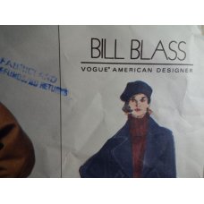 VOGUE Bill Blass Sewing Pattern 1234 