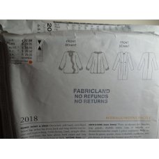 VOGUE Geoffrey Beene Sewing Pattern 2018 