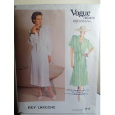 Vogue Guy Laroche Sewing Pattern 1719 