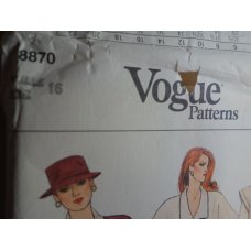 Vogue Sewing Pattern 8870 