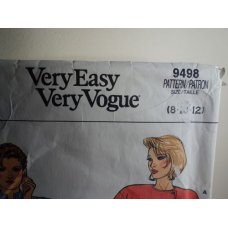 Vogue Sewing Pattern 9498 