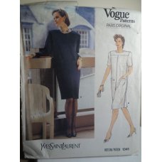 Vogue Yves Saint Laurent Sewing Pattern 1341 